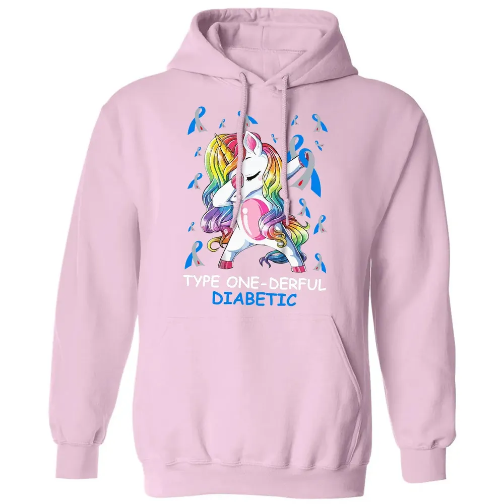 Type One-Derful Diabetic Classic Unisex Hoodie - 3