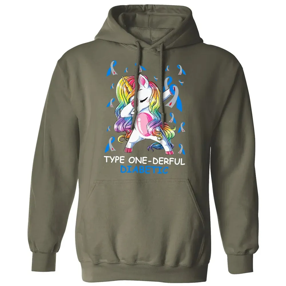 Type One-Derful Diabetic Classic Unisex Hoodie - 4