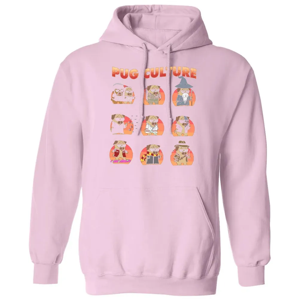 Pug Culture Classic Unisex Hoodie - 3