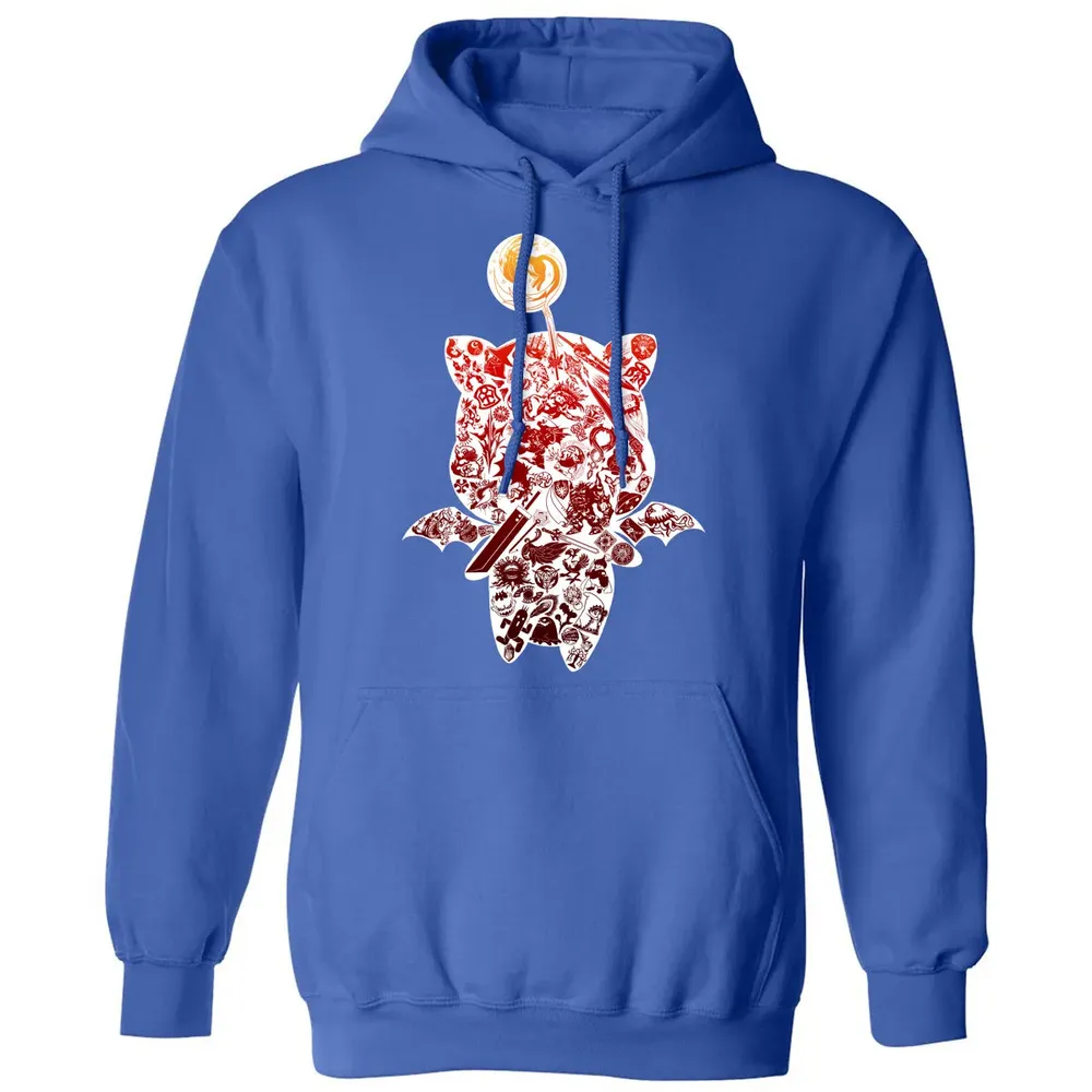Fantasy Moogle verse Red Classic Unisex Hoodie - 9