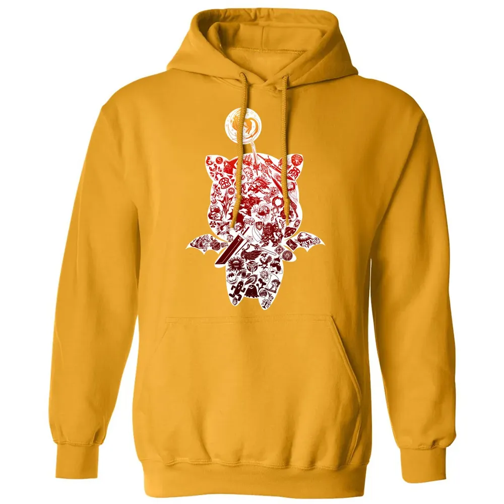 Fantasy Moogle verse Red Classic Unisex Hoodie - 12