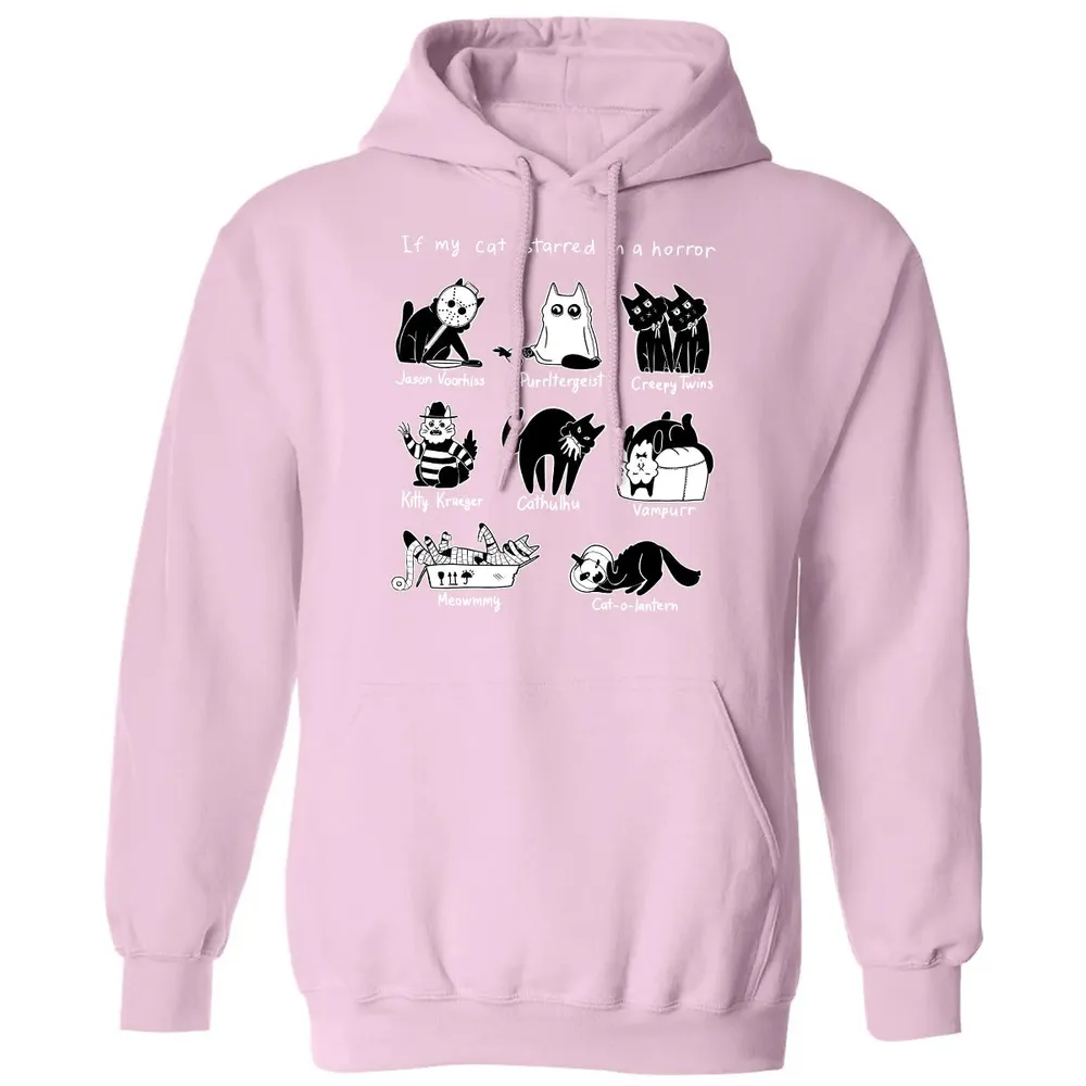 Horror Cat Classic Unisex Hoodie - 3