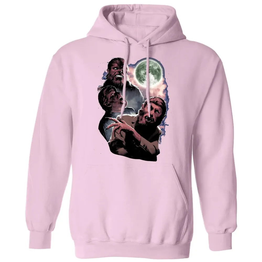 Wolf Man Moon Classic Unisex Hoodie - 3