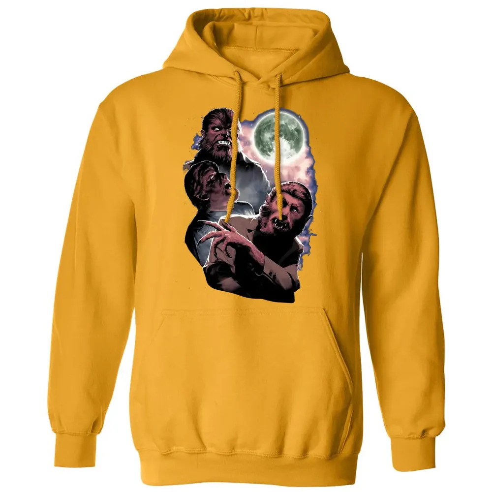 Wolf Man Moon Classic Unisex Hoodie - 12
