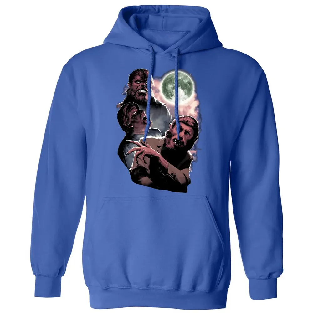 Wolf Man Moon Classic Unisex Hoodie - 9