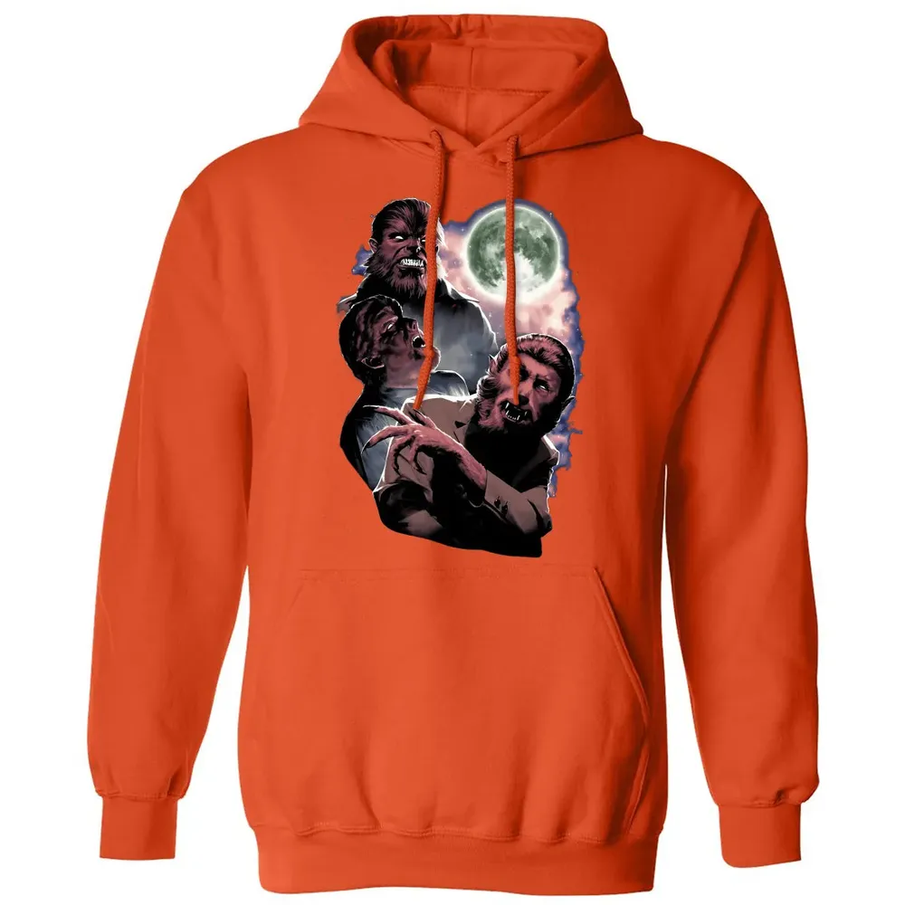 Wolf Man Moon Classic Unisex Hoodie - 10