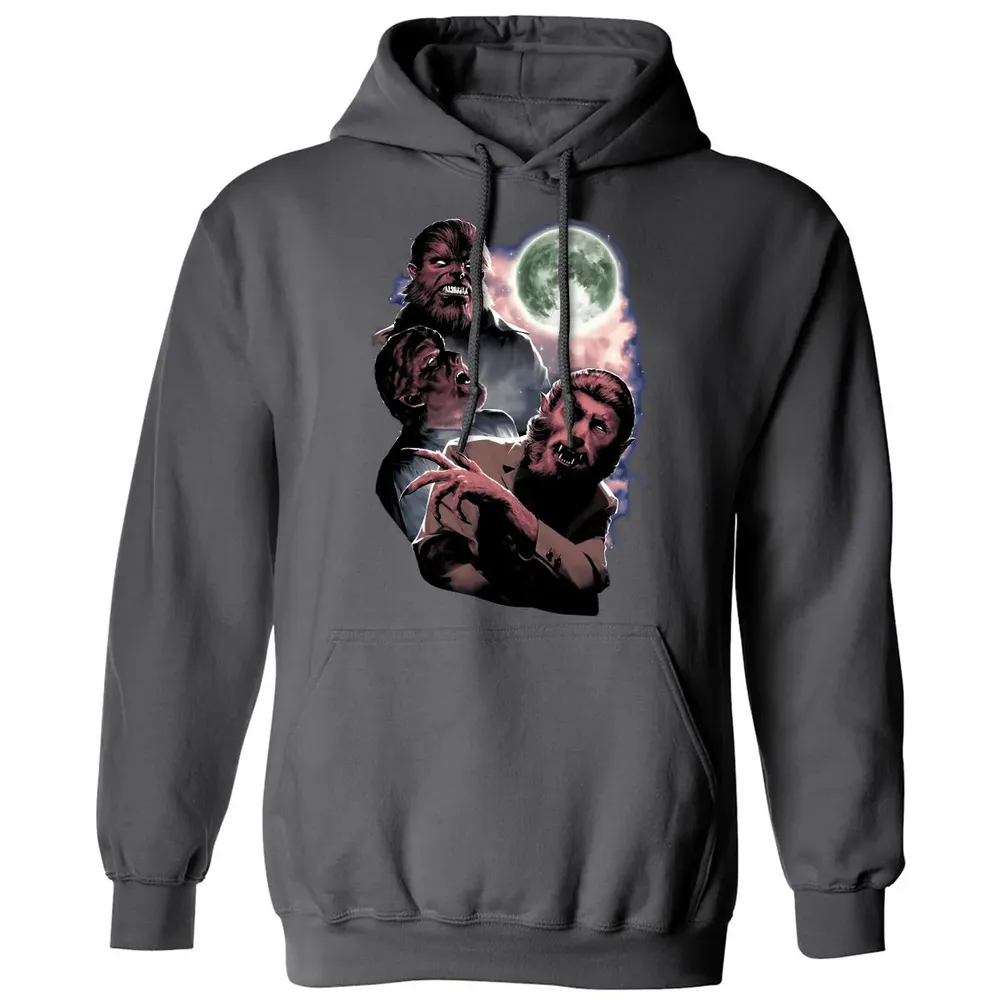 Wolf Man Moon Classic Unisex Hoodie - 7