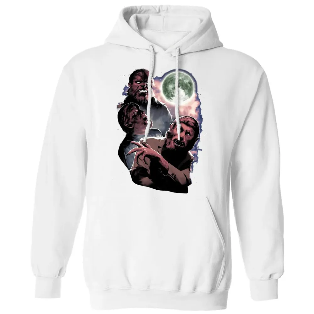 Wolf Man Moon Classic Unisex Hoodie - 11