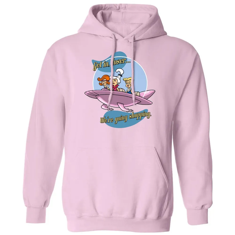Going Shopping In Jet Classic Unisex Hoodie - 3