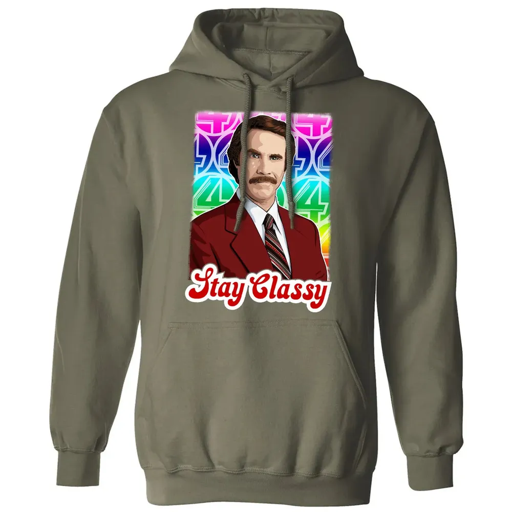 Stay Classy Classic Unisex Hoodie - 4