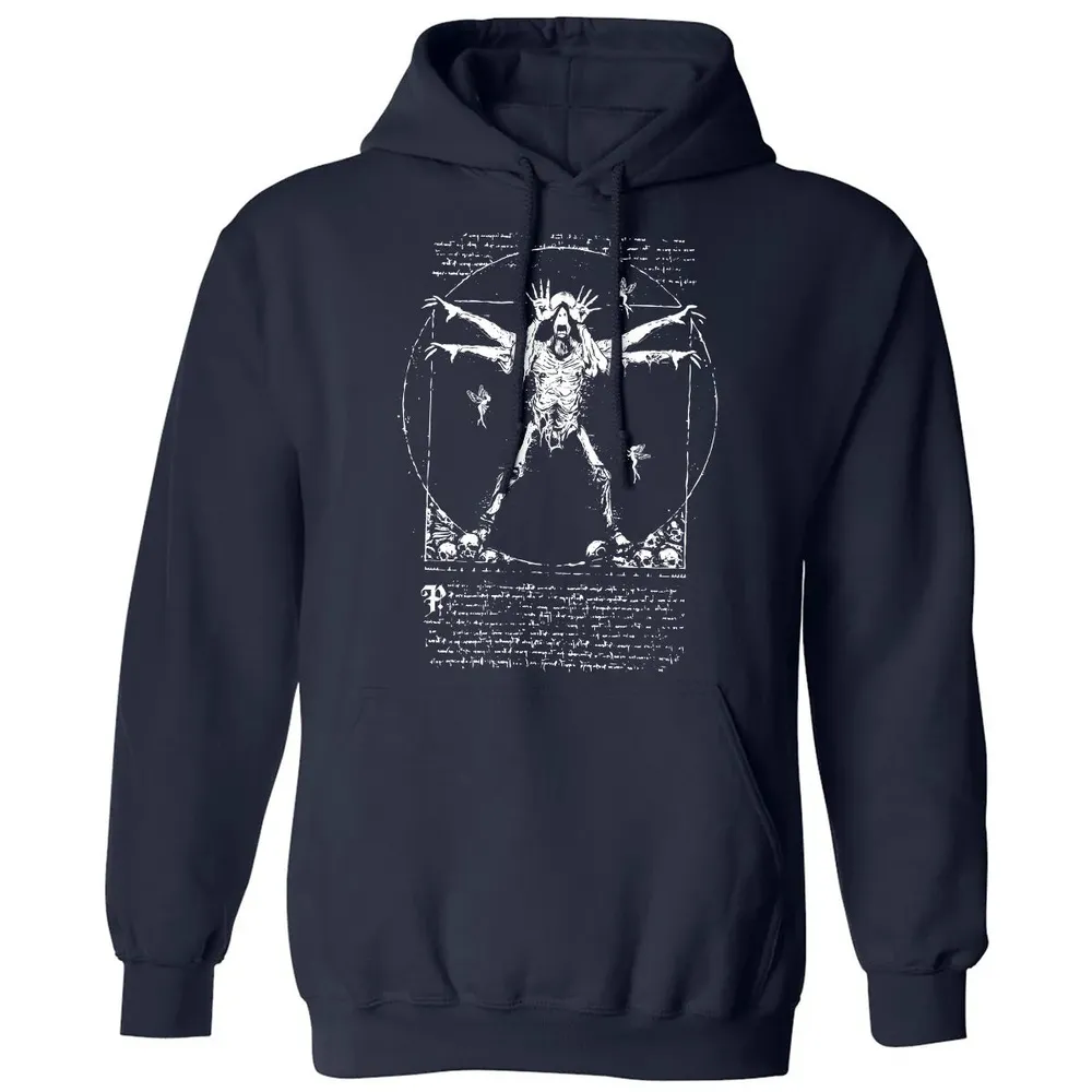 Vitruvian Pale Man Classic Unisex Hoodie - 2