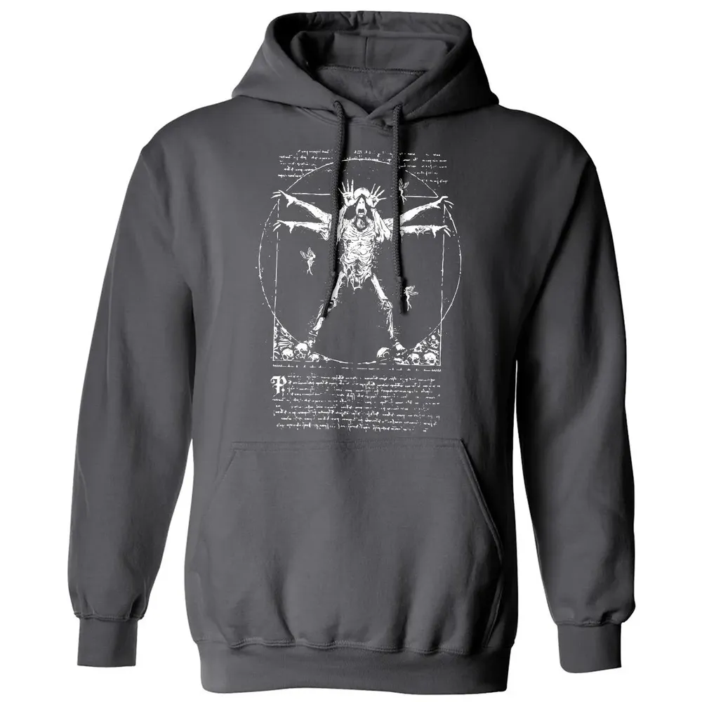 Vitruvian Pale Man Classic Unisex Hoodie - 7