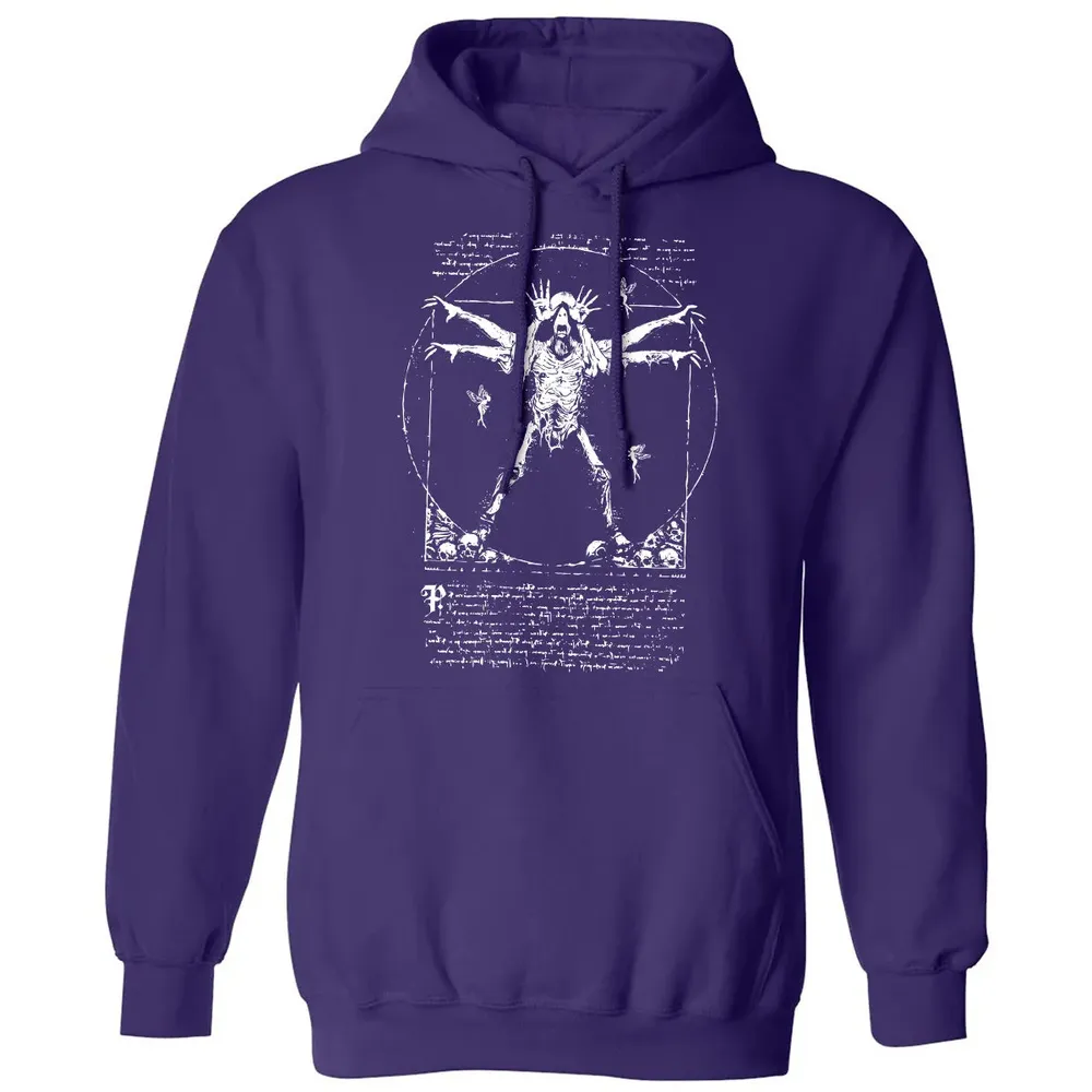 Vitruvian Pale Man Classic Unisex Hoodie - 6