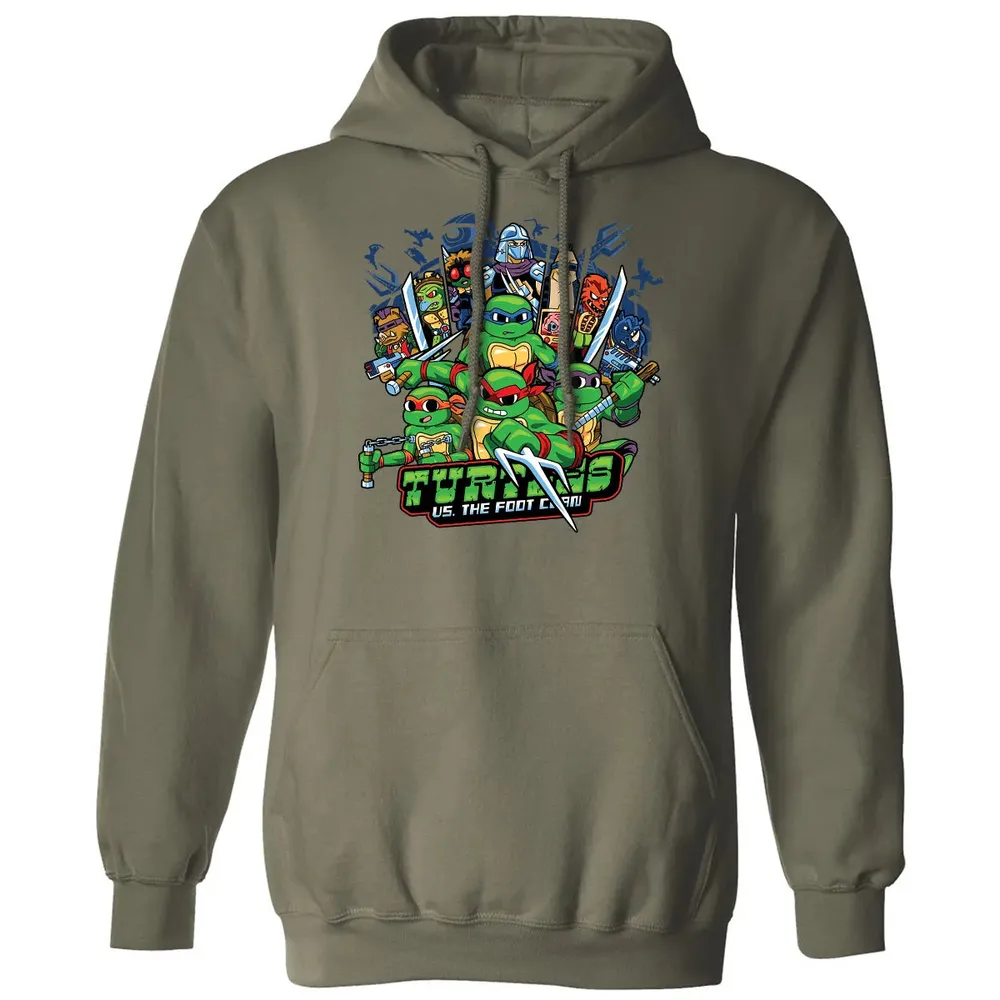 Turtles vs Foot Clan Classic Unisex Hoodie - 4