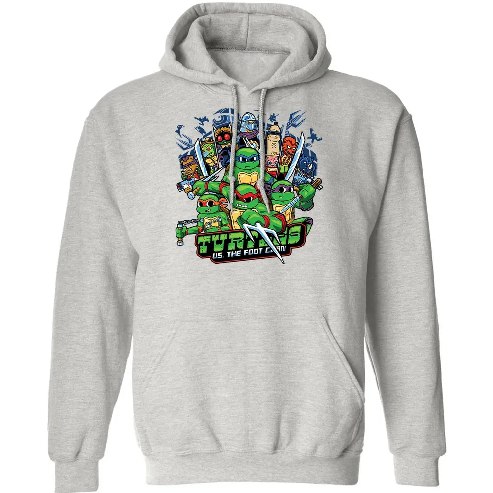 Turtles vs Foot Clan Classic Unisex Hoodie - 8