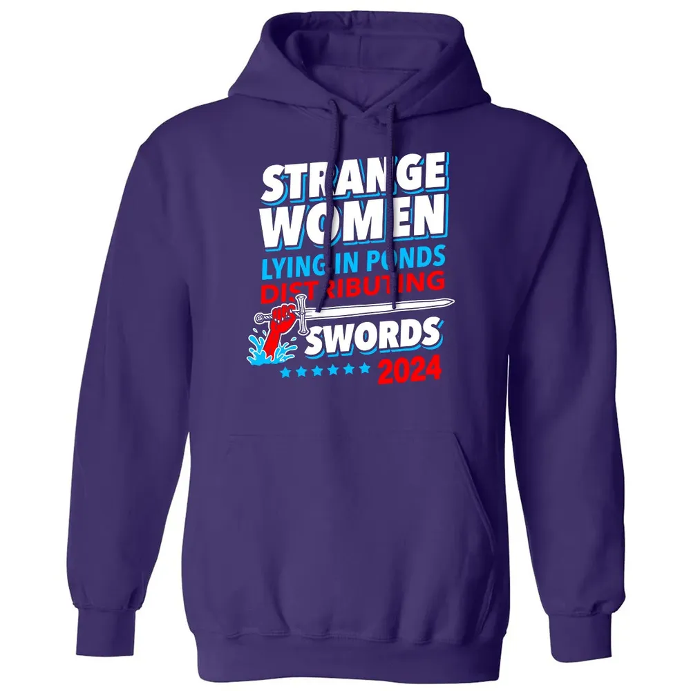 Strange women lying in ponds distributing swords 2024 Classic Unisex Hoodie - 6
