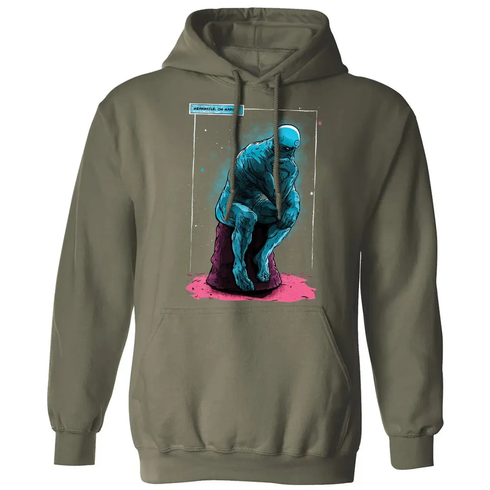 Blue Thinker Classic Unisex Hoodie - 4