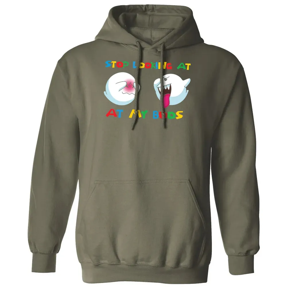Stop Looking My Boos Classic Unisex Hoodie - 4