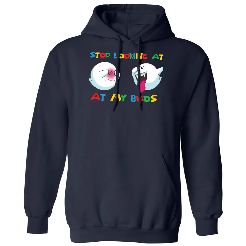 Stop Looking My Boos Classic Unisex Hoodie - 2