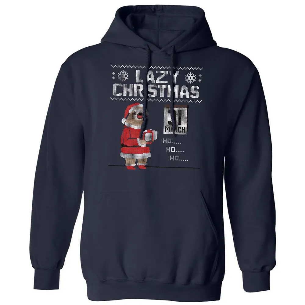 Lazy Christmas Classic Unisex Hoodie - 2