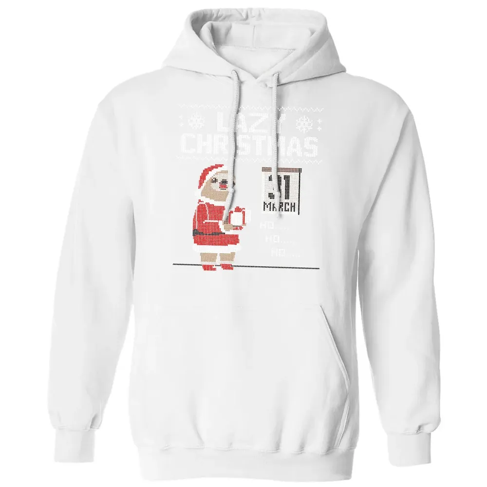 Lazy Christmas Classic Unisex Hoodie - 11