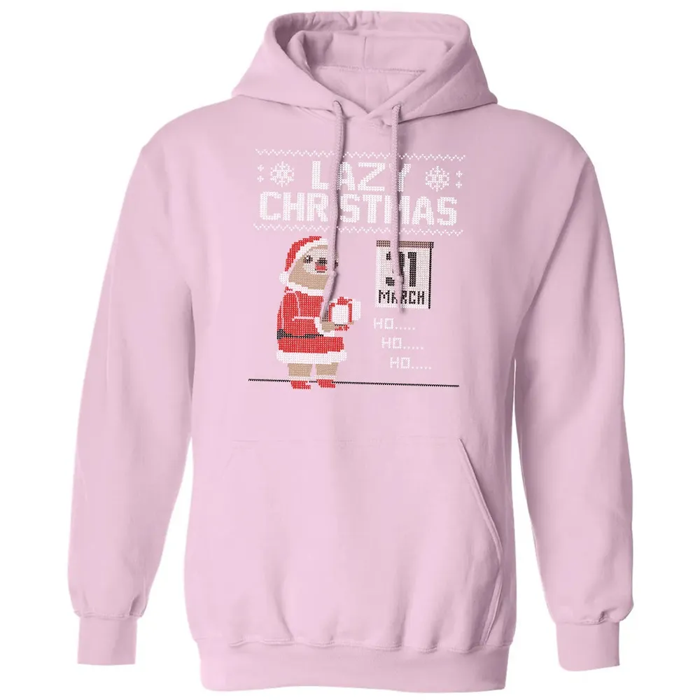Lazy Christmas Classic Unisex Hoodie - 3