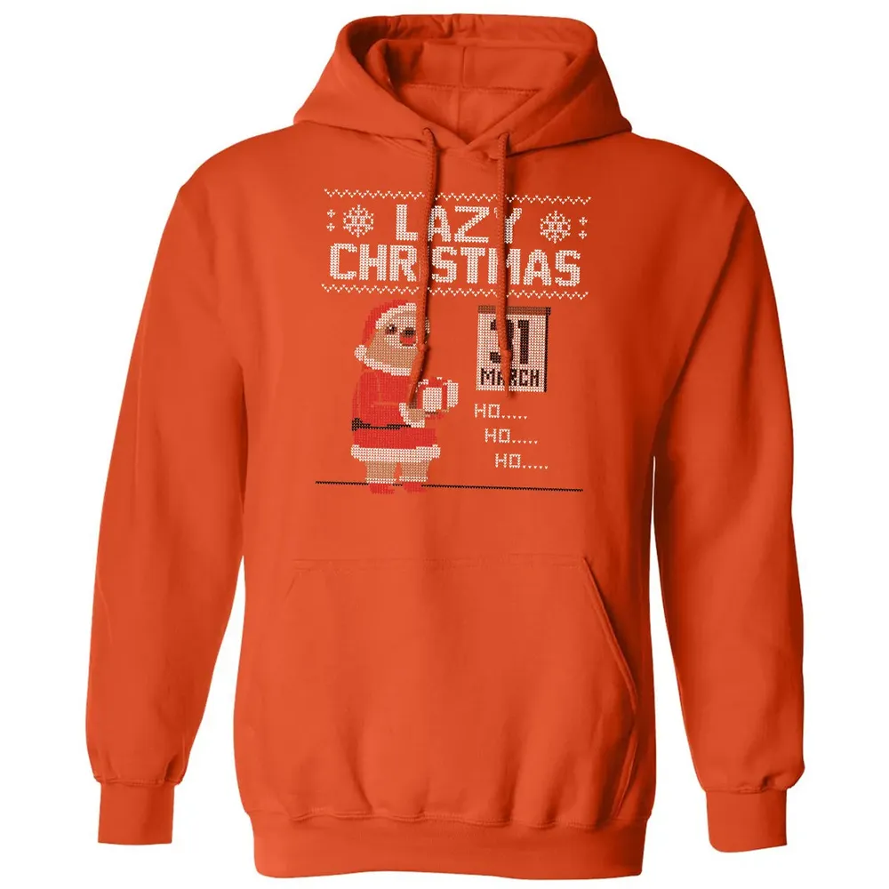 Lazy Christmas Classic Unisex Hoodie - 10
