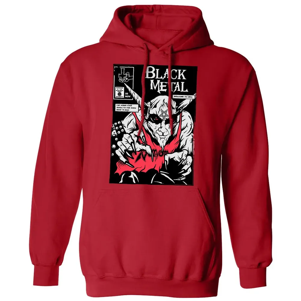 Black Metal Classic Unisex Hoodie - 5