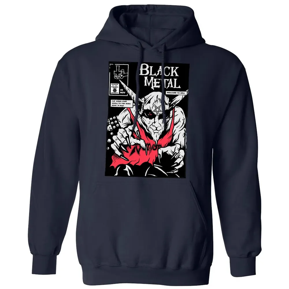 Black Metal Classic Unisex Hoodie - 2