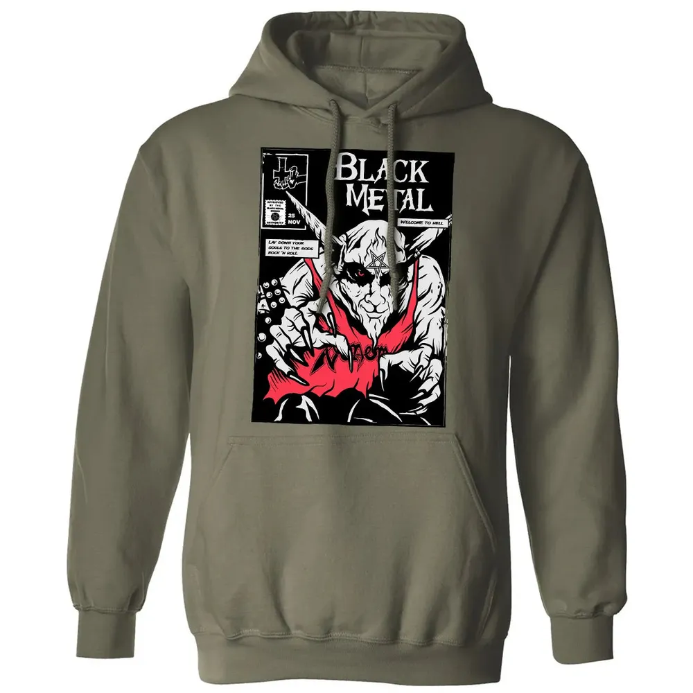 Black Metal Classic Unisex Hoodie - 4
