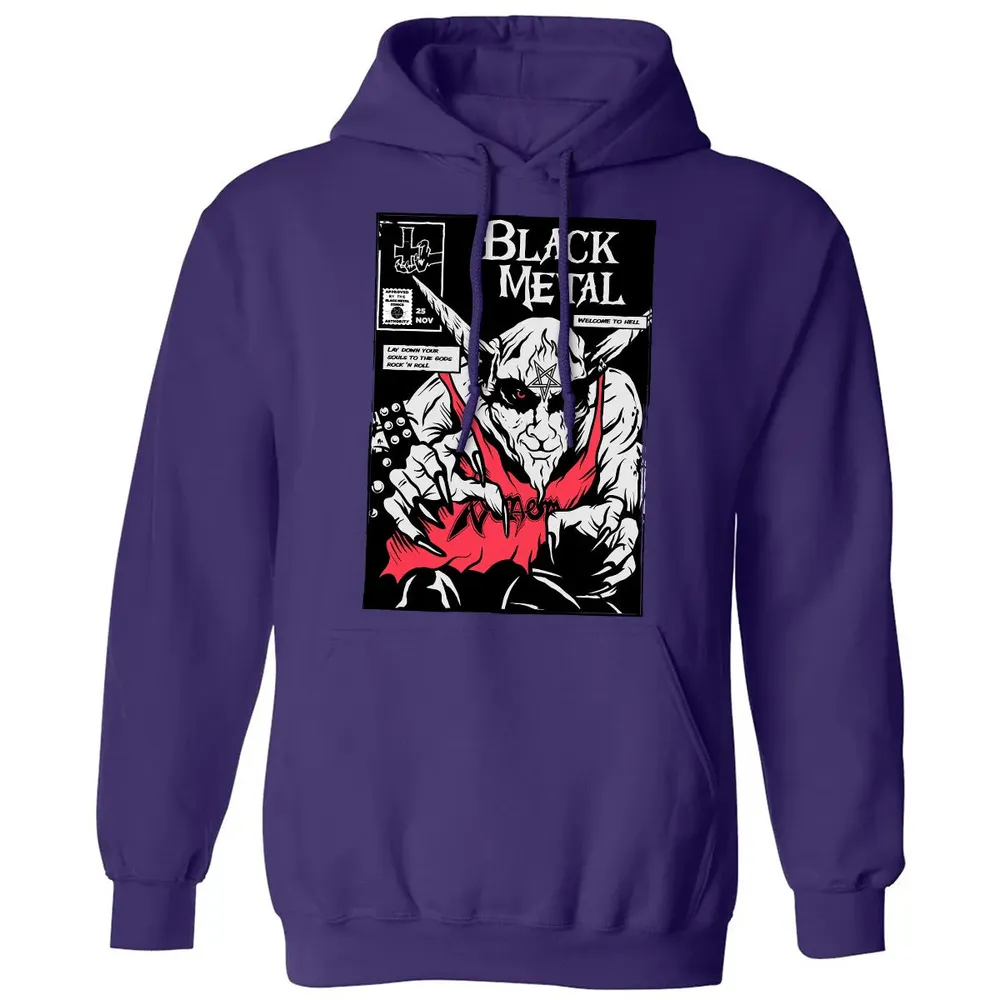 Black Metal Classic Unisex Hoodie - 6