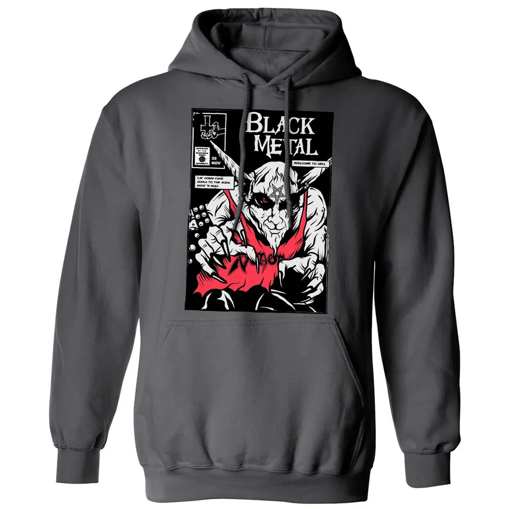 Black Metal Classic Unisex Hoodie - 7