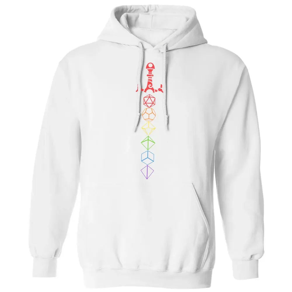 Rainbow Dice Sword LGBT Classic Unisex Hoodie - 11