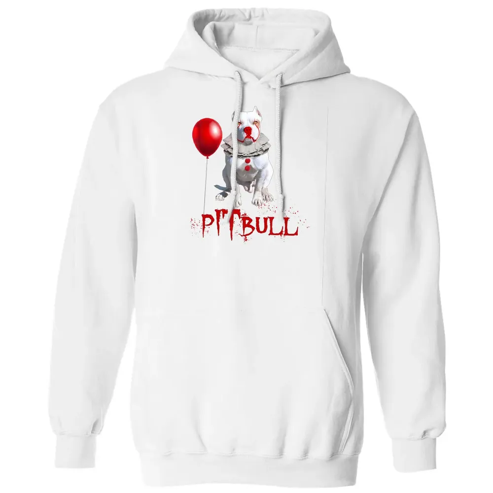 Pitbull IT Clown For Halloween Day Horror  Gift Classic Unisex Hoodie - 11