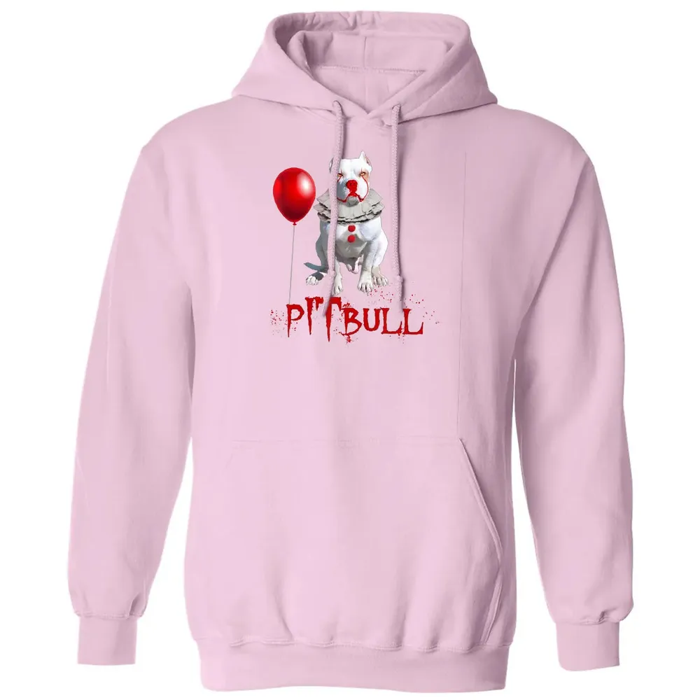 Pitbull IT Clown For Halloween Day Horror  Gift Classic Unisex Hoodie - 3