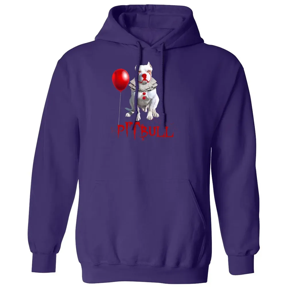Pitbull IT Clown For Halloween Day Horror  Gift Classic Unisex Hoodie - 6