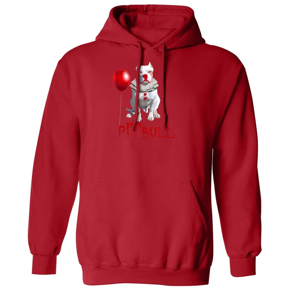 Pitbull IT Clown For Halloween Day Horror  Gift Classic Unisex Hoodie - 5