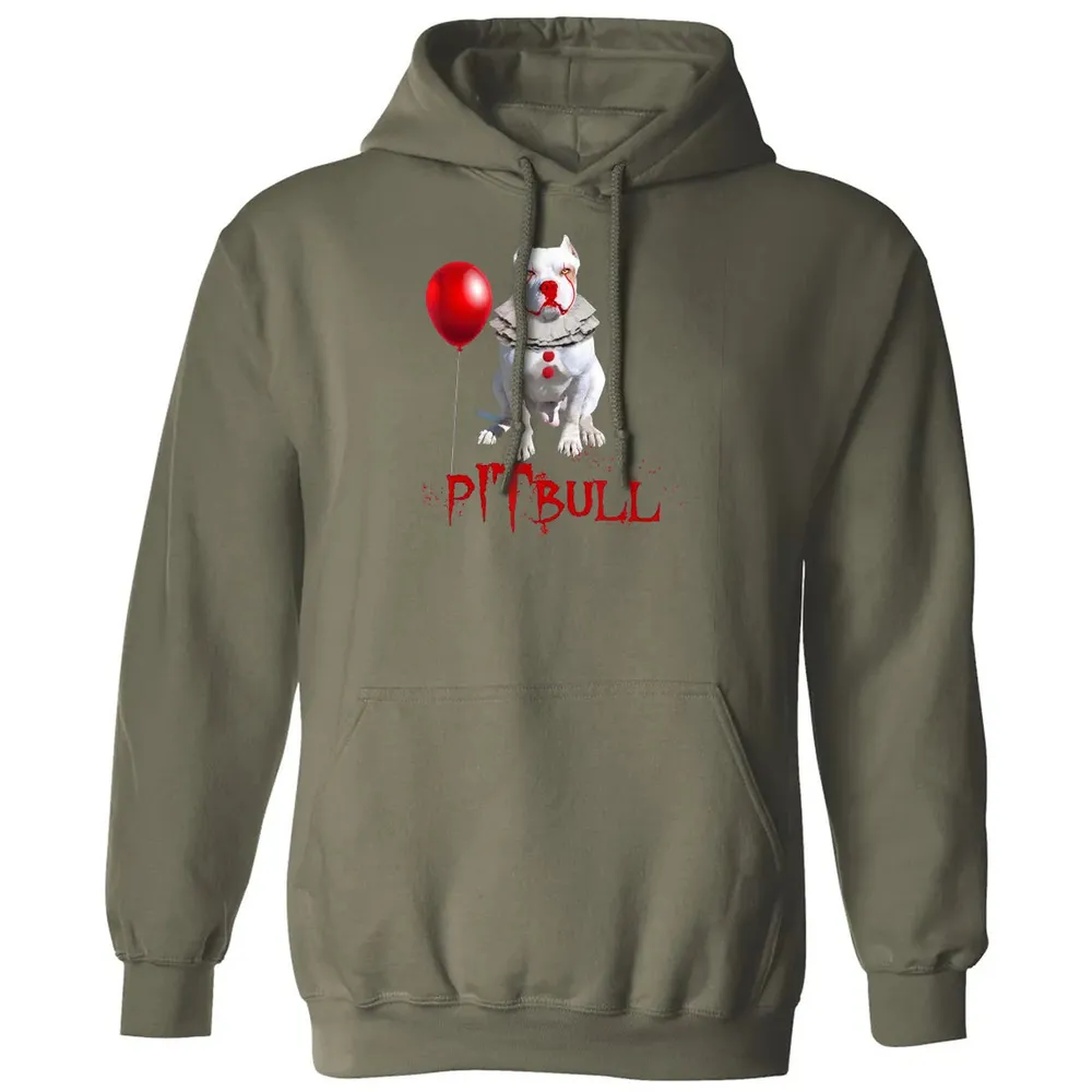 Pitbull IT Clown For Halloween Day Horror  Gift Classic Unisex Hoodie - 4
