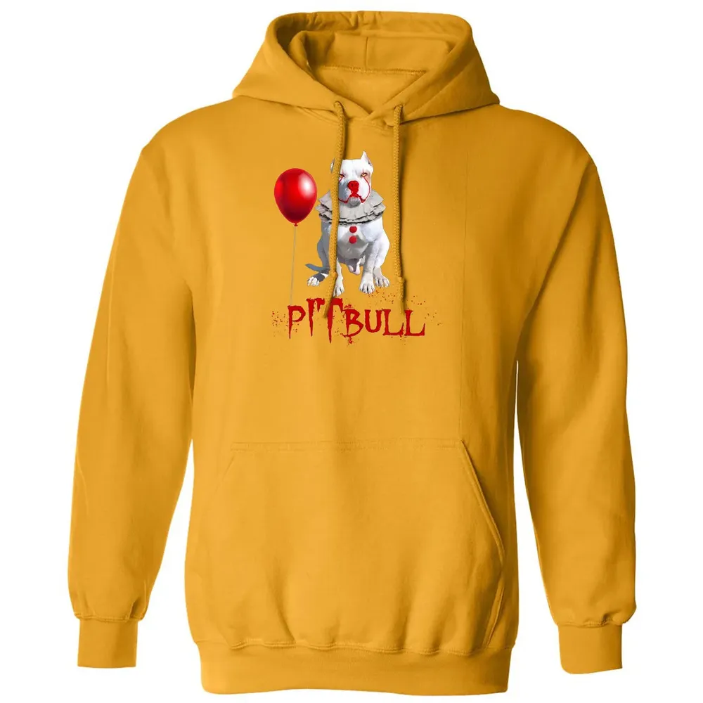 Pitbull IT Clown For Halloween Day Horror  Gift Classic Unisex Hoodie - 12