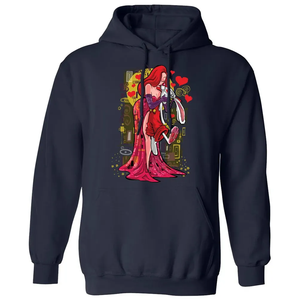 Rabbit Kiss Classic Unisex Hoodie - 2