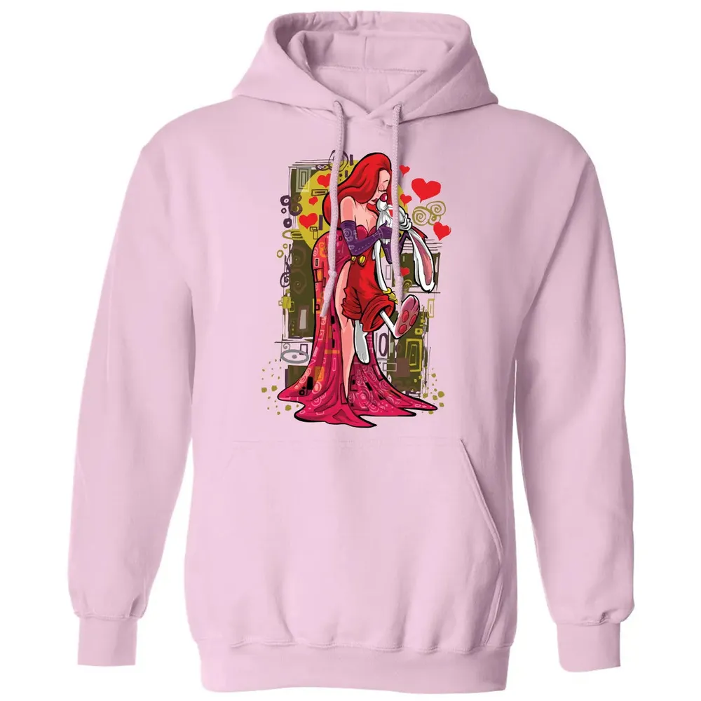 Rabbit Kiss Classic Unisex Hoodie - 3