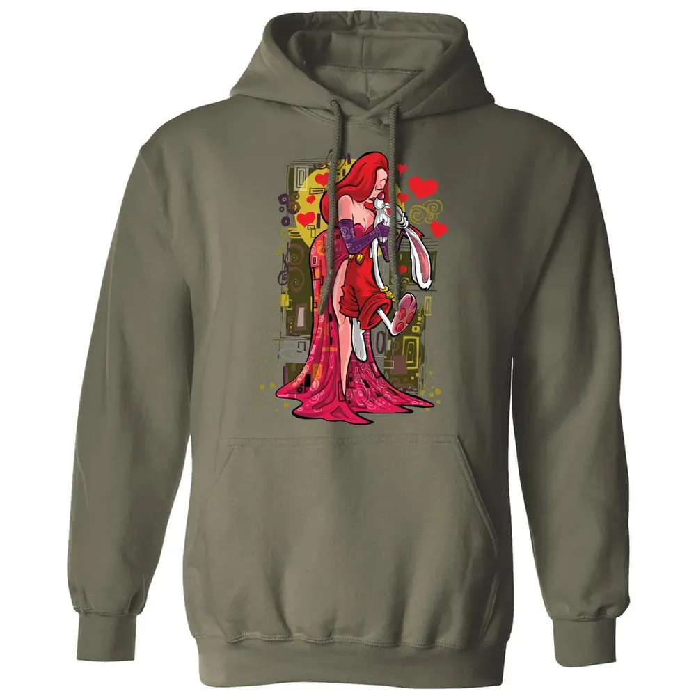 Rabbit Kiss Classic Unisex Hoodie - 4