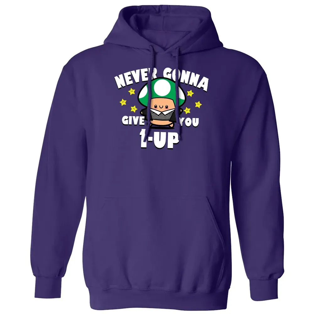 Never Gonna Give You 1-Up Classic Unisex Hoodie - 6
