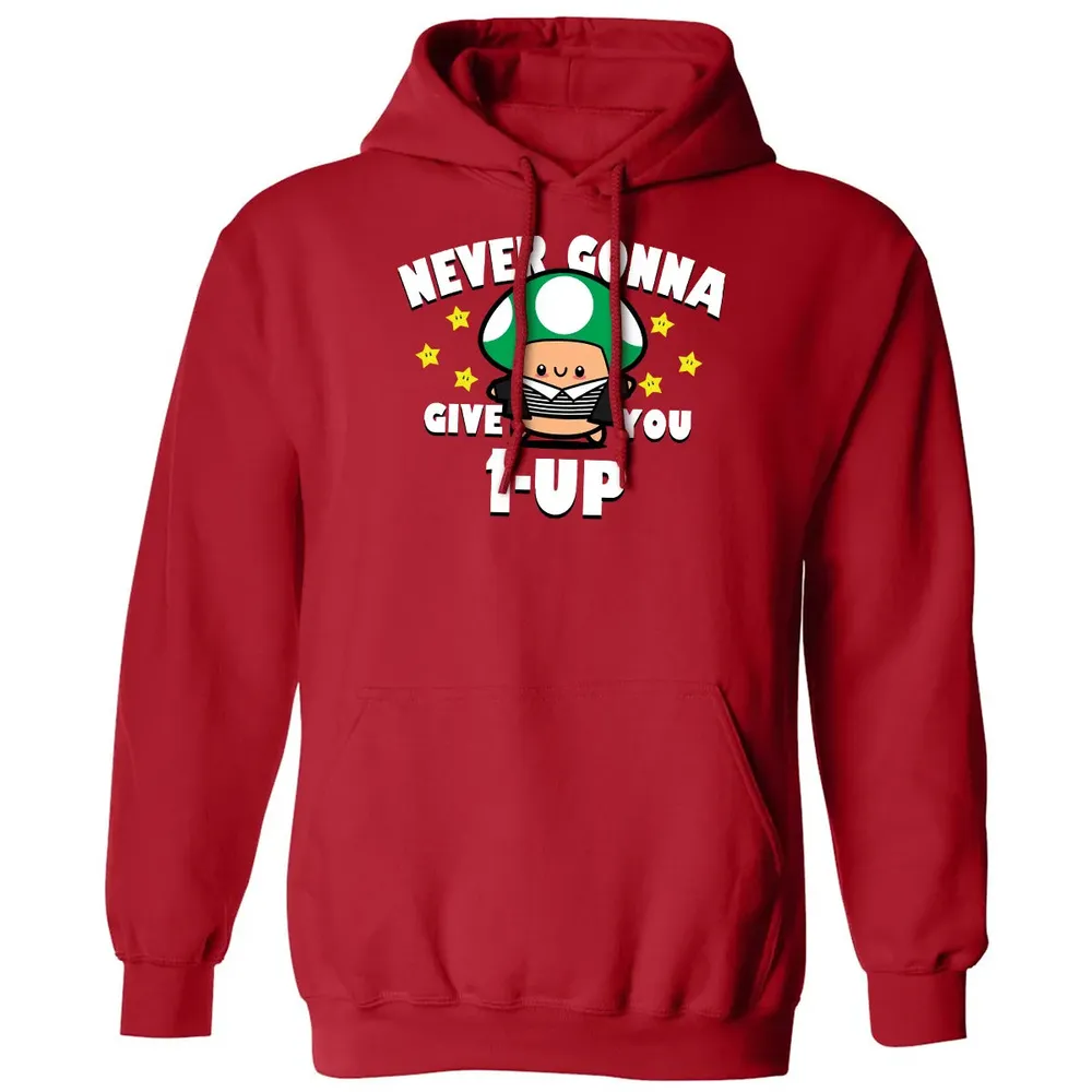 Never Gonna Give You 1-Up Classic Unisex Hoodie - 5