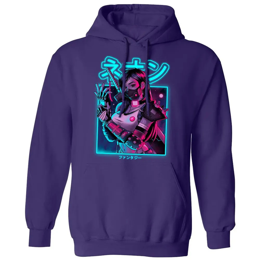 Neon Fantasy Classic Unisex Hoodie - 6