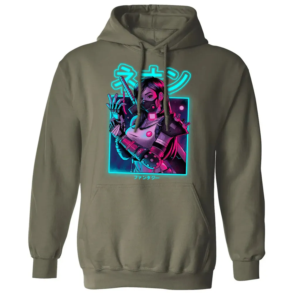 Neon Fantasy Classic Unisex Hoodie - 4