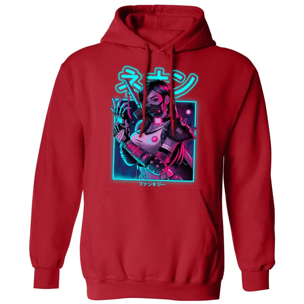 Neon Fantasy Classic Unisex Hoodie - 5