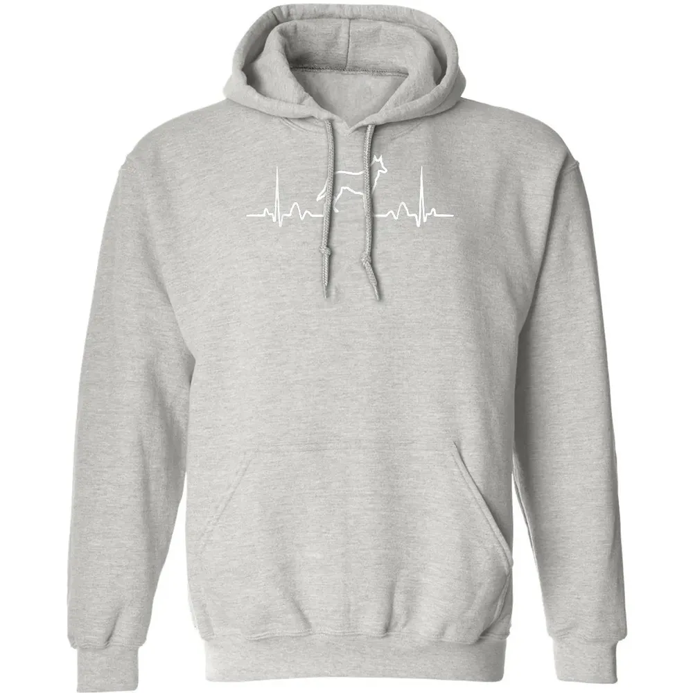 German Shepherd Dog Heartbeat Classic Unisex Hoodie - 8