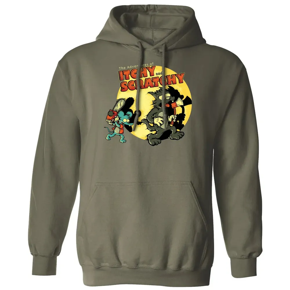 Adventures Of Itchy and Scratchy Classic Unisex Hoodie - 4