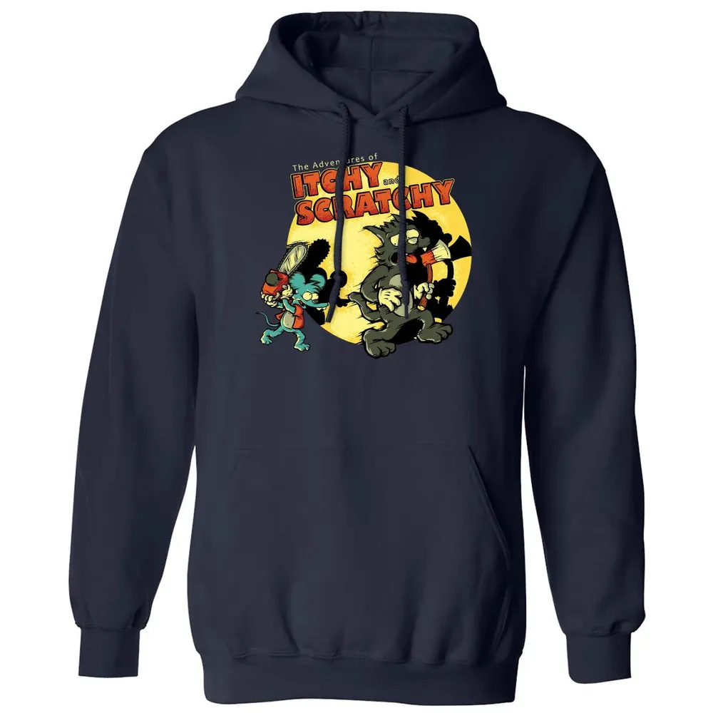 Adventures Of Itchy and Scratchy Classic Unisex Hoodie - 2